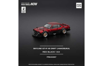 NISSAN Skyline GT-R V8 Drift *Hakosuka*, black/red