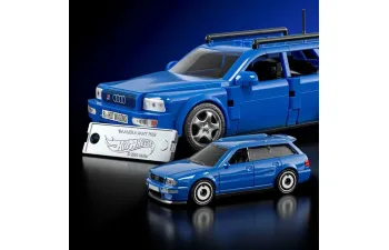 Сборная модель AUDI A4 Rs2 Avant Sw Station Wagon (1994)  253 Pcs + Audi  A4 Rs2 1/64 Scale, Blue