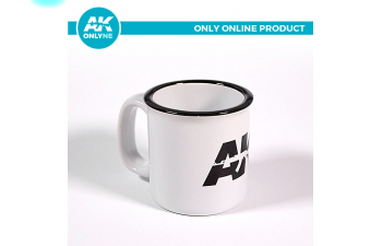 Белая керамическая кружка с логотипом AK / AK LOGO WHITE CERAMIC MUG