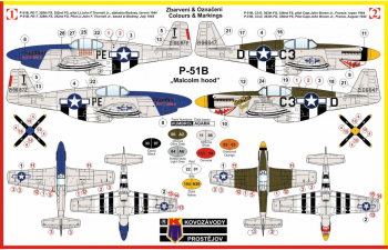 Сборная модель P-51B Mustang “Malcolm hood”