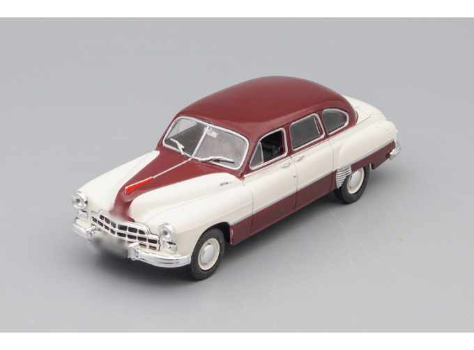 ЗИМ-12, Автолегенды СССР 206, белый / красный