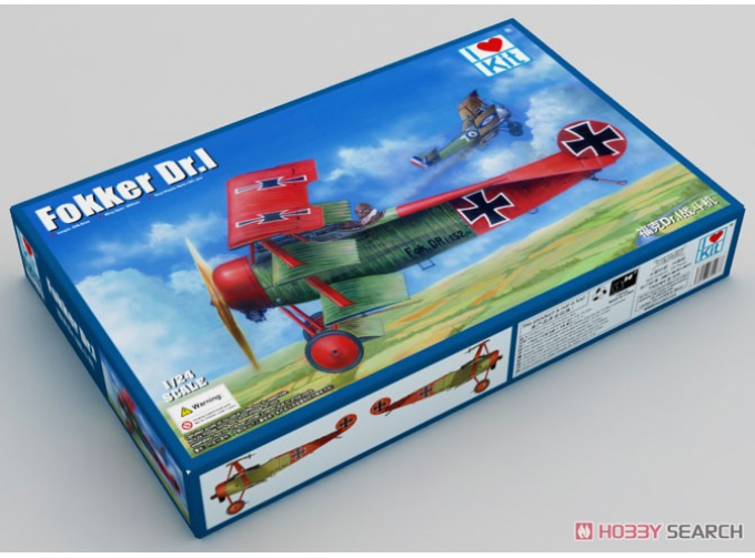 Сборная модель Истребитель Fokker Dr.I