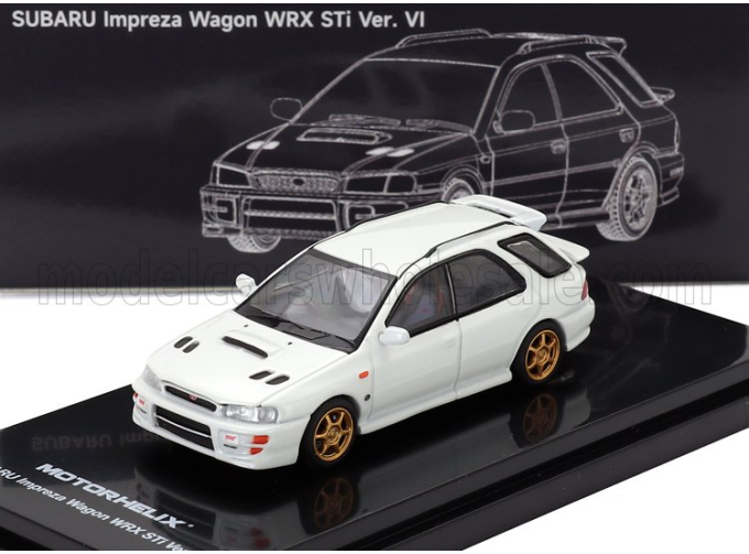 SUBARU Impreza Wrx Sw Station Wagon (2001), white