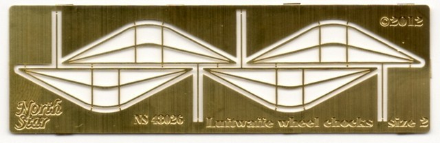 Фототравление Стопорные колодки для самолетов люфтваффе, размер 2