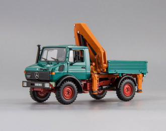 MERCEDES-BENZ UNIMOG 1300 L - 'KIPPER MIT LADEKRAN' - GREEN