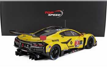 CHEVROLET Corvette Z06 Gt3.r 5.5l V8 Pratt Miller Motorsports №3 Imsa 24h Daytona (2025) Antonio Garcia - Daniel Juncadella - Alexander Sims, Yellow Black