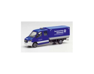 MERCEDES-BENZ Sprinter doublecabin THW Munchen Ost, blue