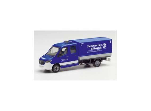 MERCEDES-BENZ Sprinter doublecabin THW Munchen Ost, blue