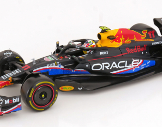 RED BULL F1 Rb19 Team Oracle Red Bull Racing №11 4th Austin Usa Gp (2023) Sergio Perez, Matt Blue