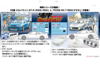 Сборная модель Wangan Midnight Nissan Skyline GT-R (R33) RGO
