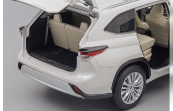 TOYOTA Highlander, white metallic