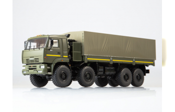 Камский грузовик 6560 бортовой (с тентом) рестайлинг, хаки