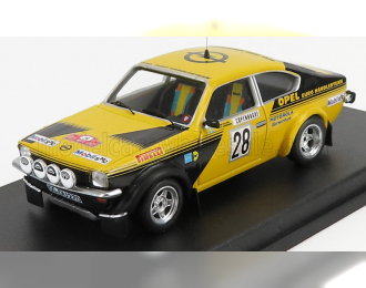 OPEL Kadett Gt/e №28 Rally Montecarlo (1976) A.kullang - J.Andersson, yellow black