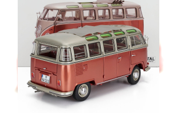 VOLKSWAGEN T1 Minibus Samba Open Roof (1962), Copper Met Silver