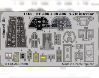 Цветное фототравление для A-7D interior S. A.