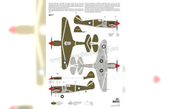 Сборная модель P-40F Warhawk "Guadalcanal Hawks"