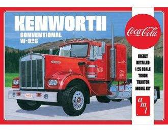 Сборная модель Kenworth 925 Tractor Coca-Cola, plastic modelkit, red