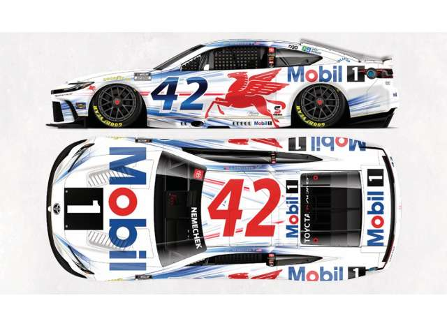 TOYOTA Camry XSE #42 John Hunter Nemechek *Mobil1*, white/red/blue 2026