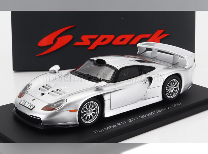 PORSCHE 911 Gt1 Version (1997), Silver