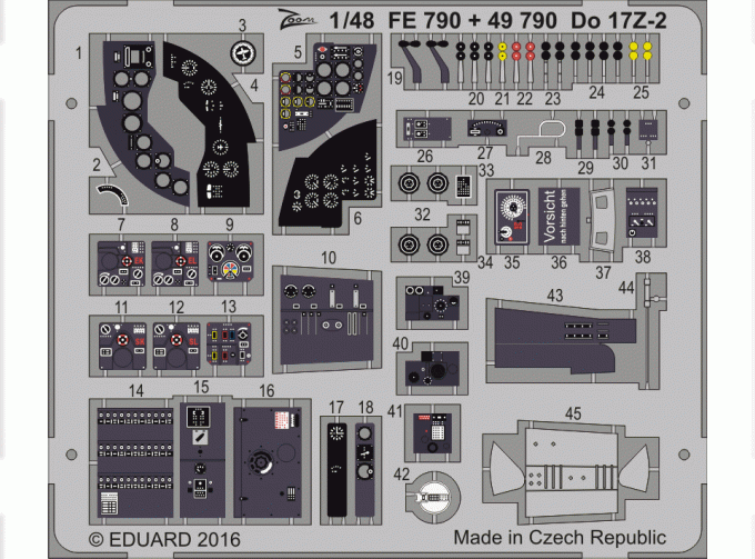 Фототравление для Do 17Z-2