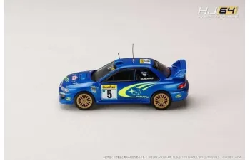 SUBARU Impreza WRC #5 Monte Carlo (1999), blue/yellow