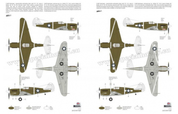 Сборная модель P-40F Warhawk "Guadalcanal Hawks"