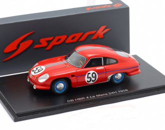 DB HBR 4 GT Coupé №59 24h LeMans Gerard Laffargue, Jacques Faucher (1959)