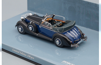 HORCH 853A Cabriolet (1938), black / blue