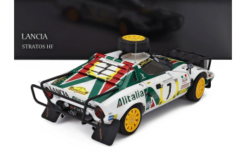 LANCIA Stratos Hf Alitalia (night Version) №7 3rd Rally Safari (1977) Sandro Munari - Piero Sodano, White Green Red