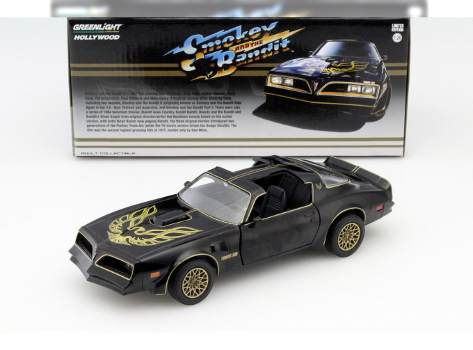 PONTIAC Firebird Trans Am Turbo 4.9L (из к/ф "Смоки и бандит") (1980), black