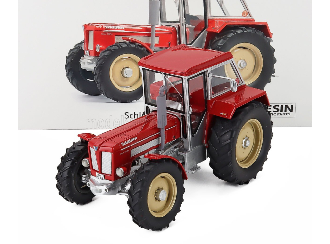 SCHLUTER Super 950v Tractor Wit Cabine (1979), Red Silver