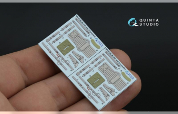 3D Декаль интерьера кабины Ми-24А (Trumpeter)