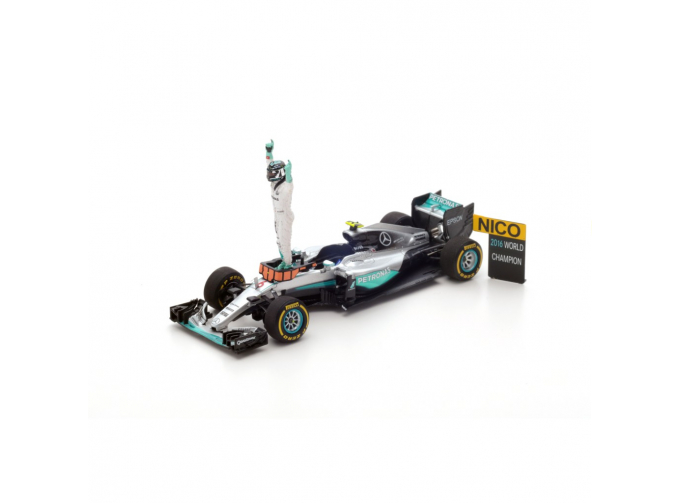 MERCEDES-BENZ F1 W07 Hybrid #6 2nd Abu Dhabi GP 2016 Nico Rosberg - World Champion 2016