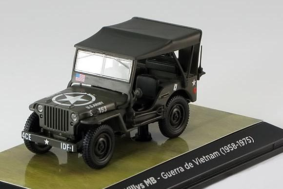 JEEP Willys MB Guerra de Vietnam (1958-1975), olive green