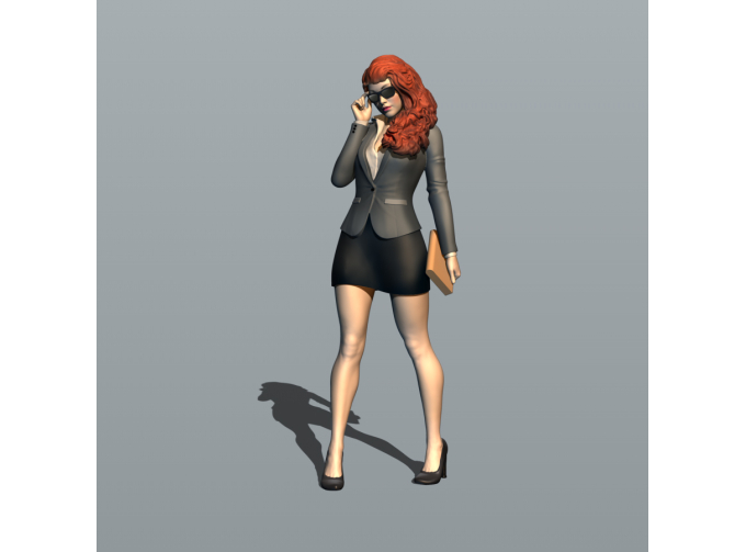 Фигурка Бизнесвумен 2, окрашенная