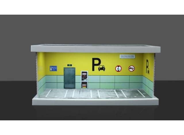 Diorama *Parking lot with light D*