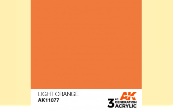 Краска акриловая 3rd Generation Light Orange 17ml