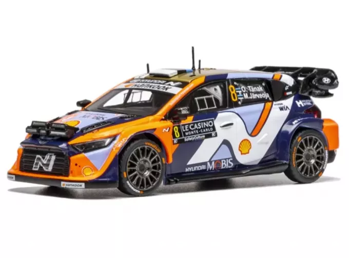 HYUNDAI i20 N Rally1 №8 WRC, Rally Monte Carlo Tänak/Järveoja (2025)