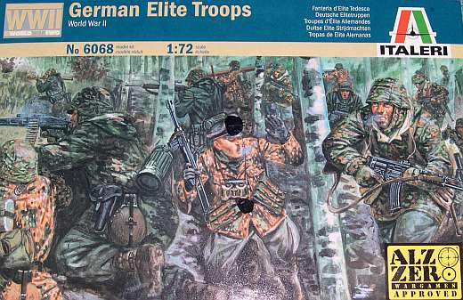 Сборная модель Солдаты WWII-German Elite Troops
