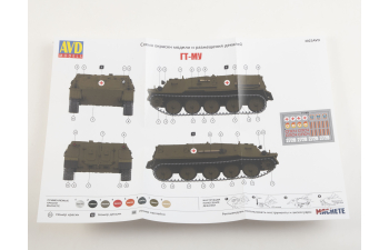Сборная модель Бронетранспортер ГТ-МУ