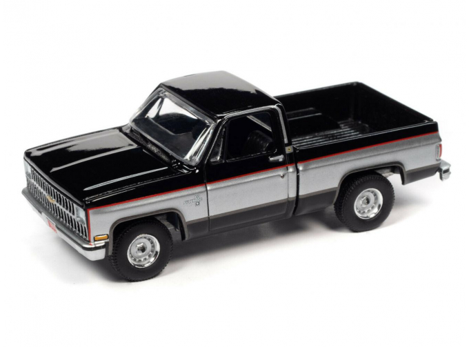 CHEVROLET Silverado 10 (1982), black / silver