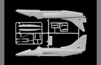 Сборная модель McDONNEL DOUGLAS A-4 E/f/g/ Skyhawk Military Airplane 1955