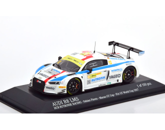 AUDI R8 Lms Team Hcb Rutroni Racing N 12 Fia World Gt Cup Macau 2017 Plentz, White