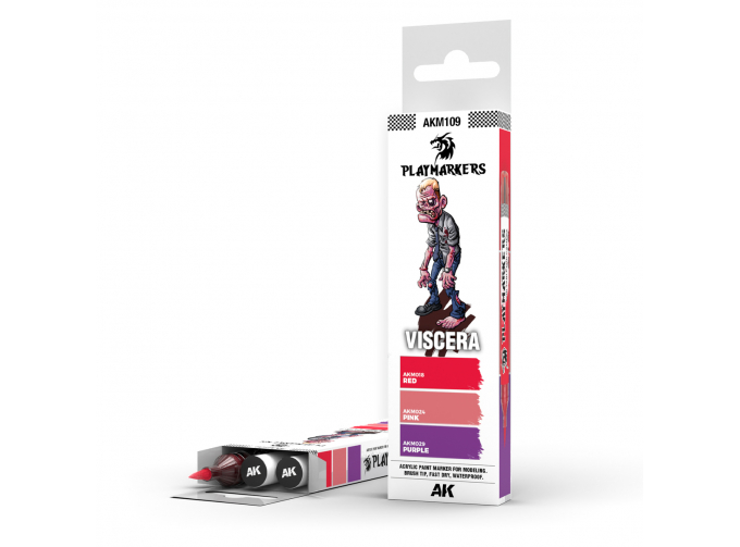 Набор акриловых маркеров PLAYMARKER - Внутренние органы / VISCERA – PLAYMARKER SET