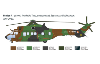 Сборная модель EUROCOPTER As332 Super Puma Military Helicopter (1978)