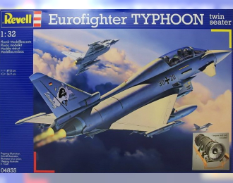 Сборная модель Европейский многоцелевой истребитель Eurofighter Typhoon EF-2000 (двухместный)