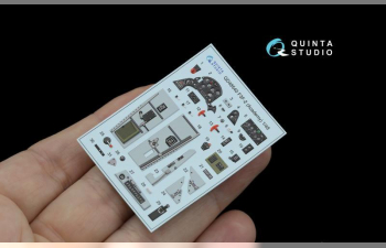 3D Декаль интерьера кабины F3F-2 (Academy/Accurate Miniatures)