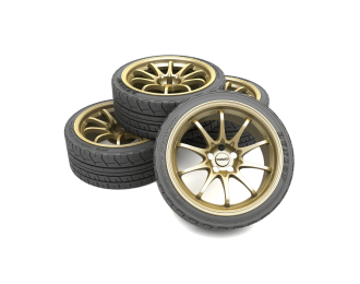 Набор дисков Volk Racing CE28SL 18 дюймов (с покрышками)