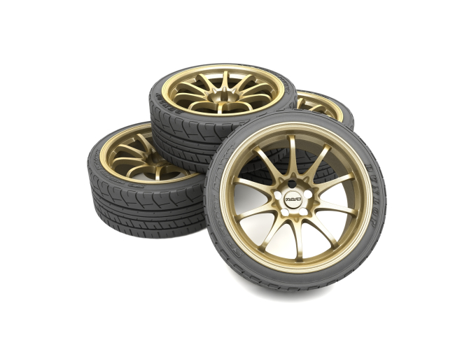 Набор дисков Volk Racing CE28SL 18 дюймов (с покрышками)