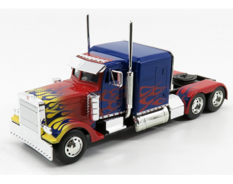 WESTERN STAR Tractor Truck (1986) - Optimus Prime Transformers, Blue Red